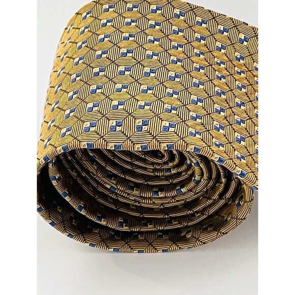 Brooks Brothers 346 Men’s Tie Multi Colored Pure Silk Textured USA 3.5 Wide - Picture 5 of 8